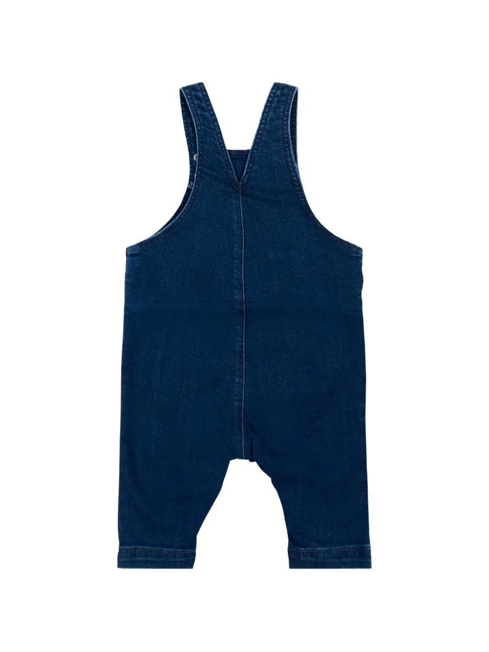  Petit Bateau Bib Denim Dungarees - Blue 