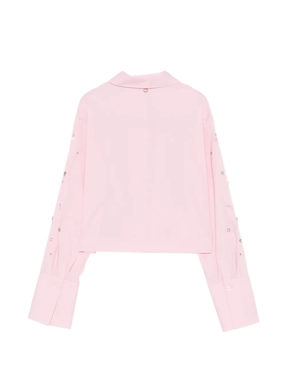LIU JO Boxy blouse verfraaid met juwelen Roze