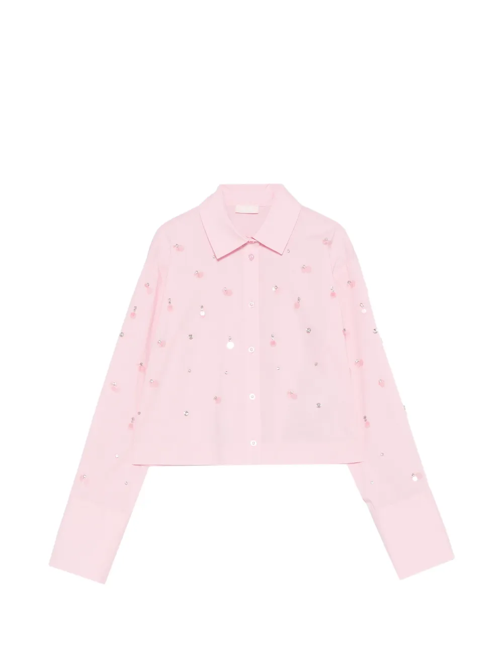 LIU JO embellished shirt - Rosa