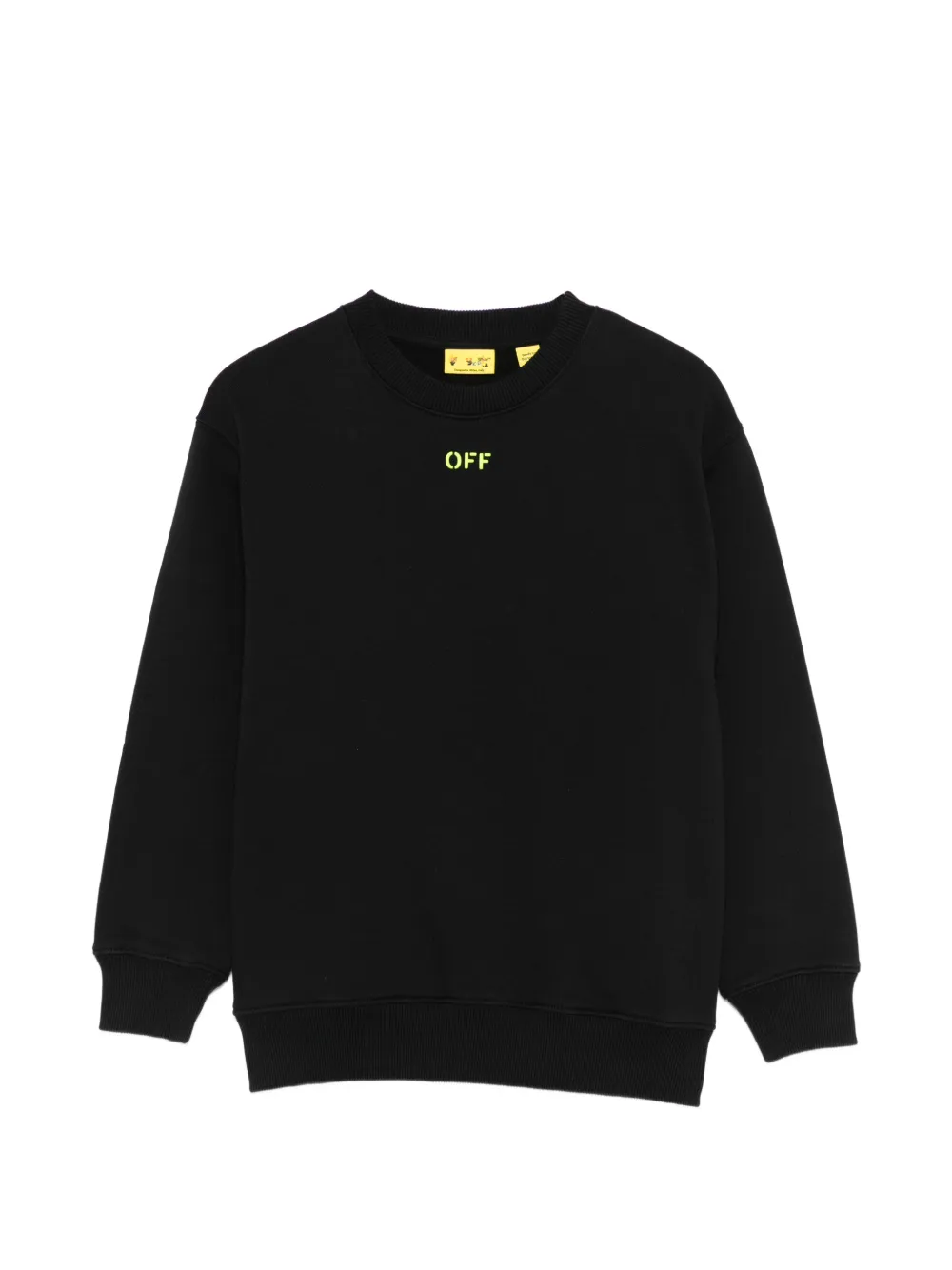 Off-White Kids crew-neck sweatshirt - Nero