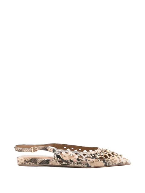 APEPAZZA snale-pattern pumps