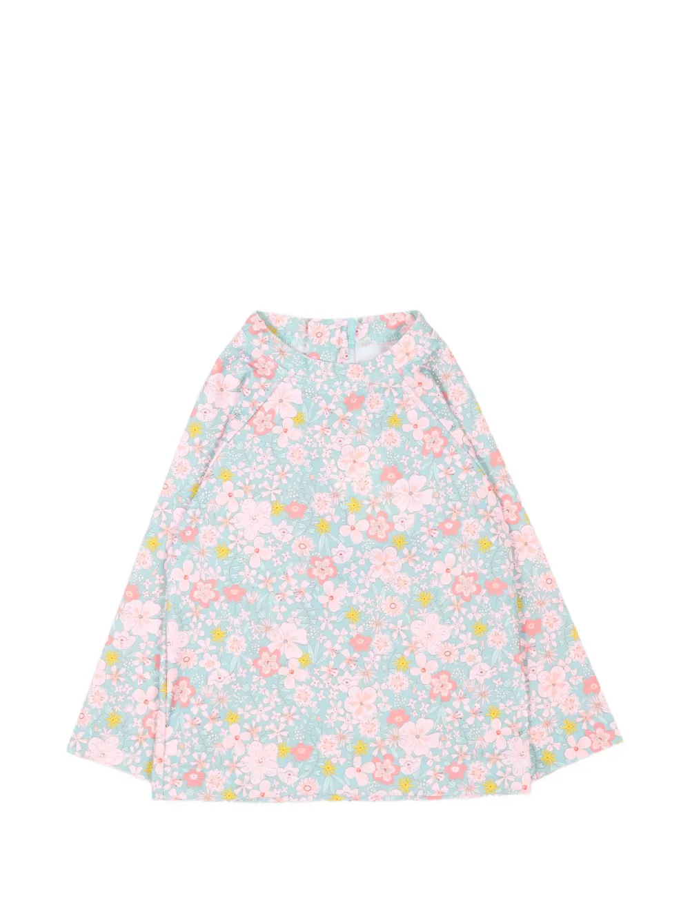 Petit Bateau floral-pattern sun protection - Blu