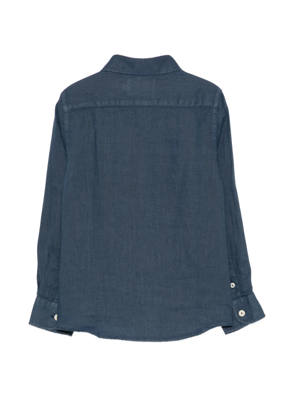  Mc2 Saint Barth Kids Agnes Embroidered Shirt - Blue 