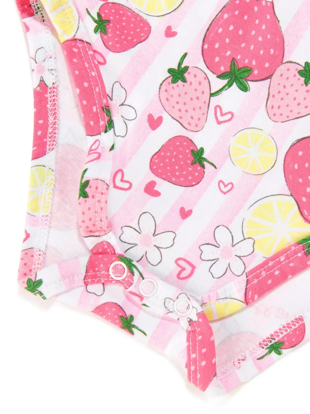 guess kids Gestreepte jurk Roze