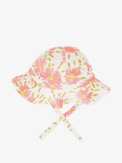 Petit Bateau floral print hat
