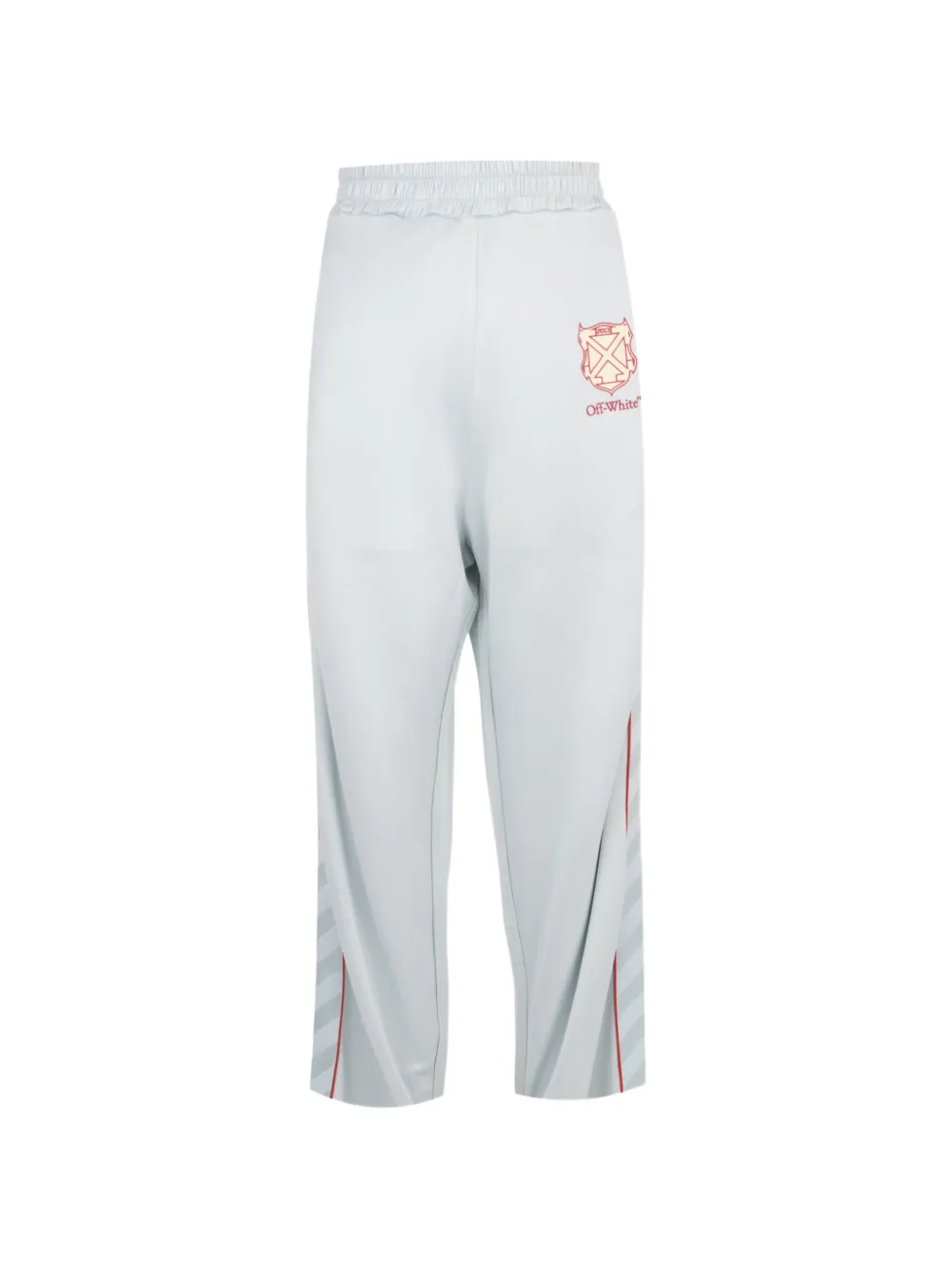 Off-White Diagonals logo-print track pants - Blu