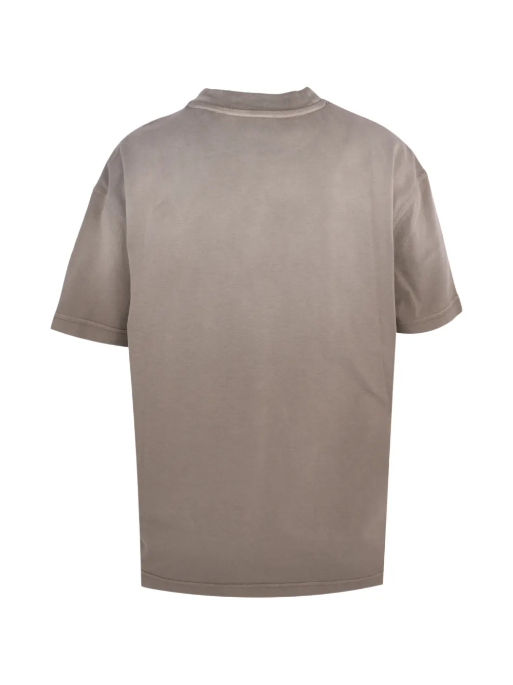 Off-White T-shirt met bloemenprint Beige