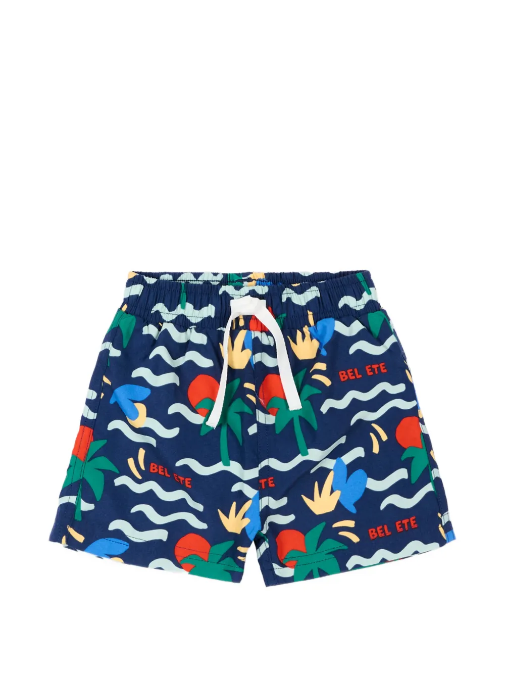 Petit Bateau printed swim shorts - Blu