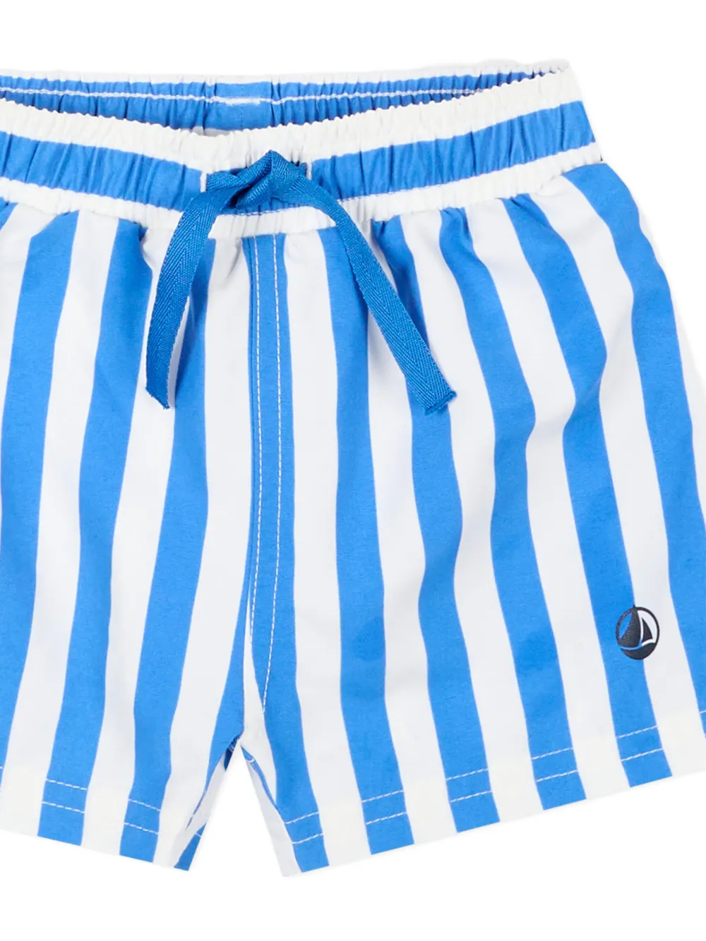  Petit Bateau Striped Swim Shorts - Blue 