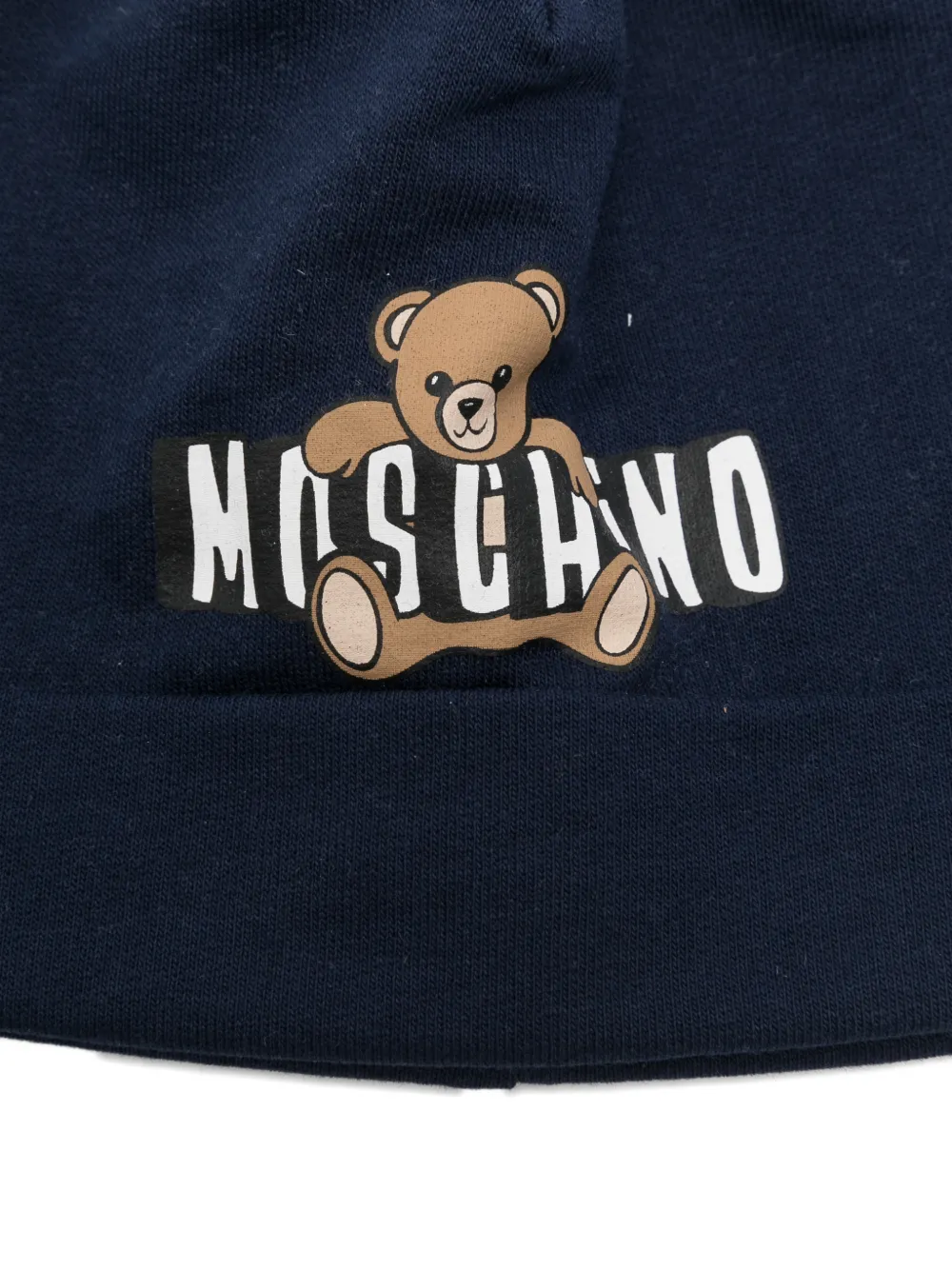 Moschino Kids Pet met grafische beerprint Blauw