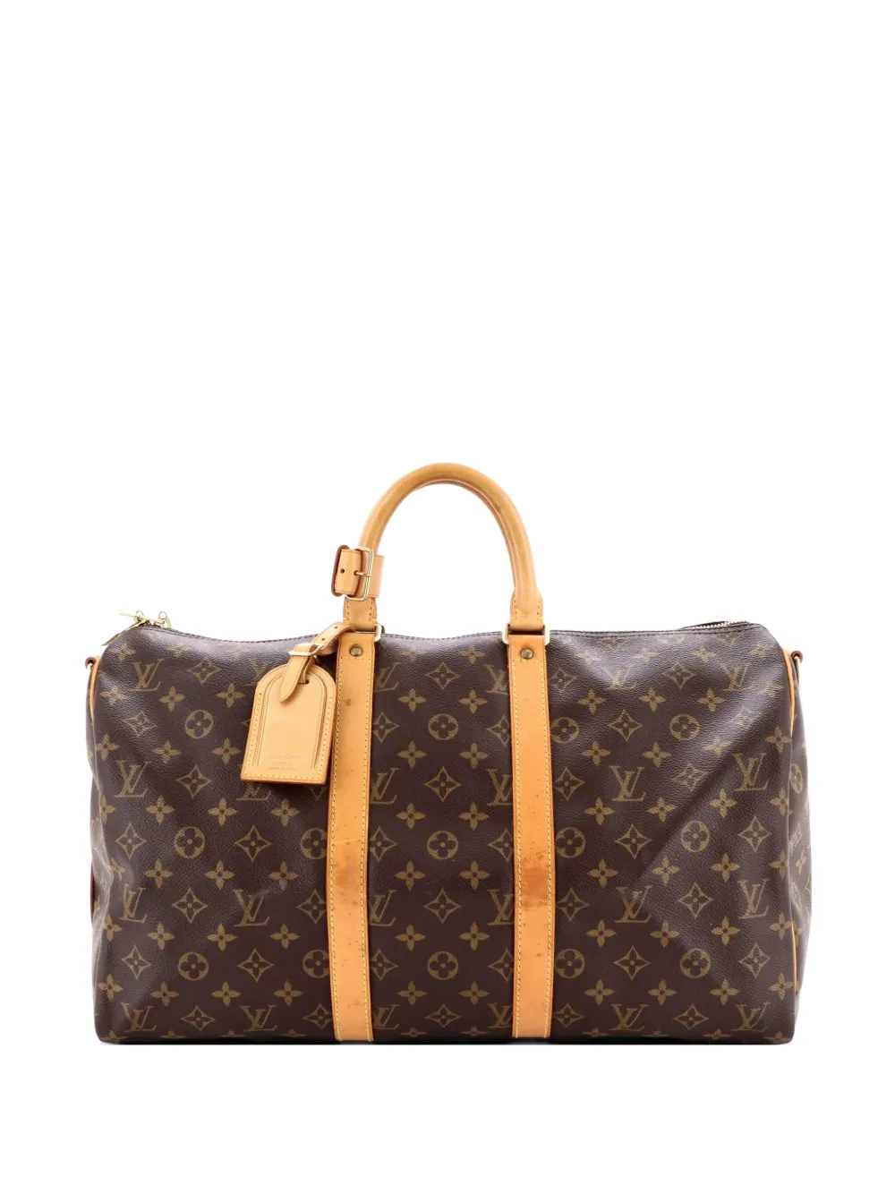 Louis Vuitton Pre-Owned Keepall Bandouliere Bag Monogram Canvas 45 travel bag - Brown