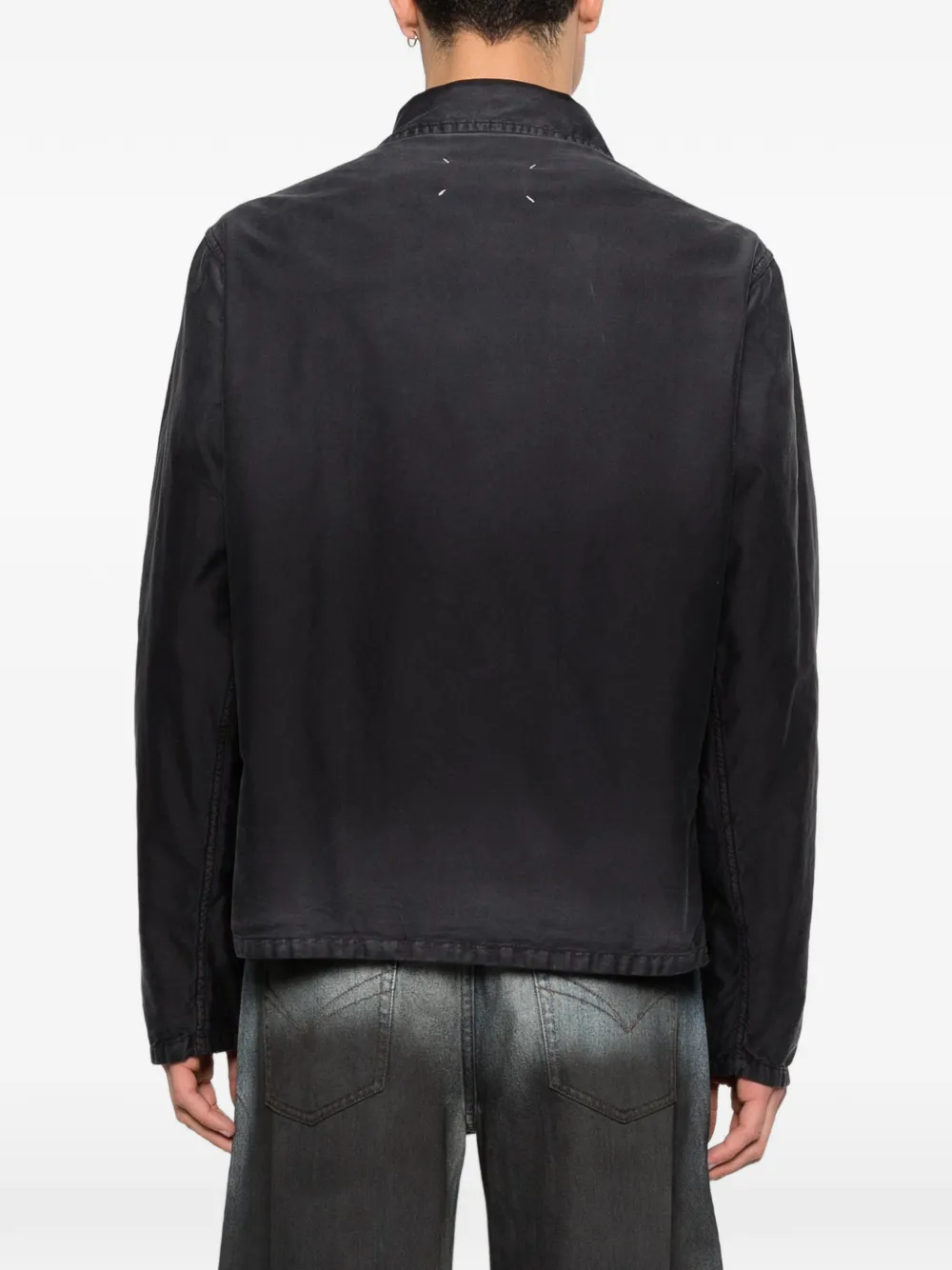 Maison Margiela Jack met opgestikte zak Blauw