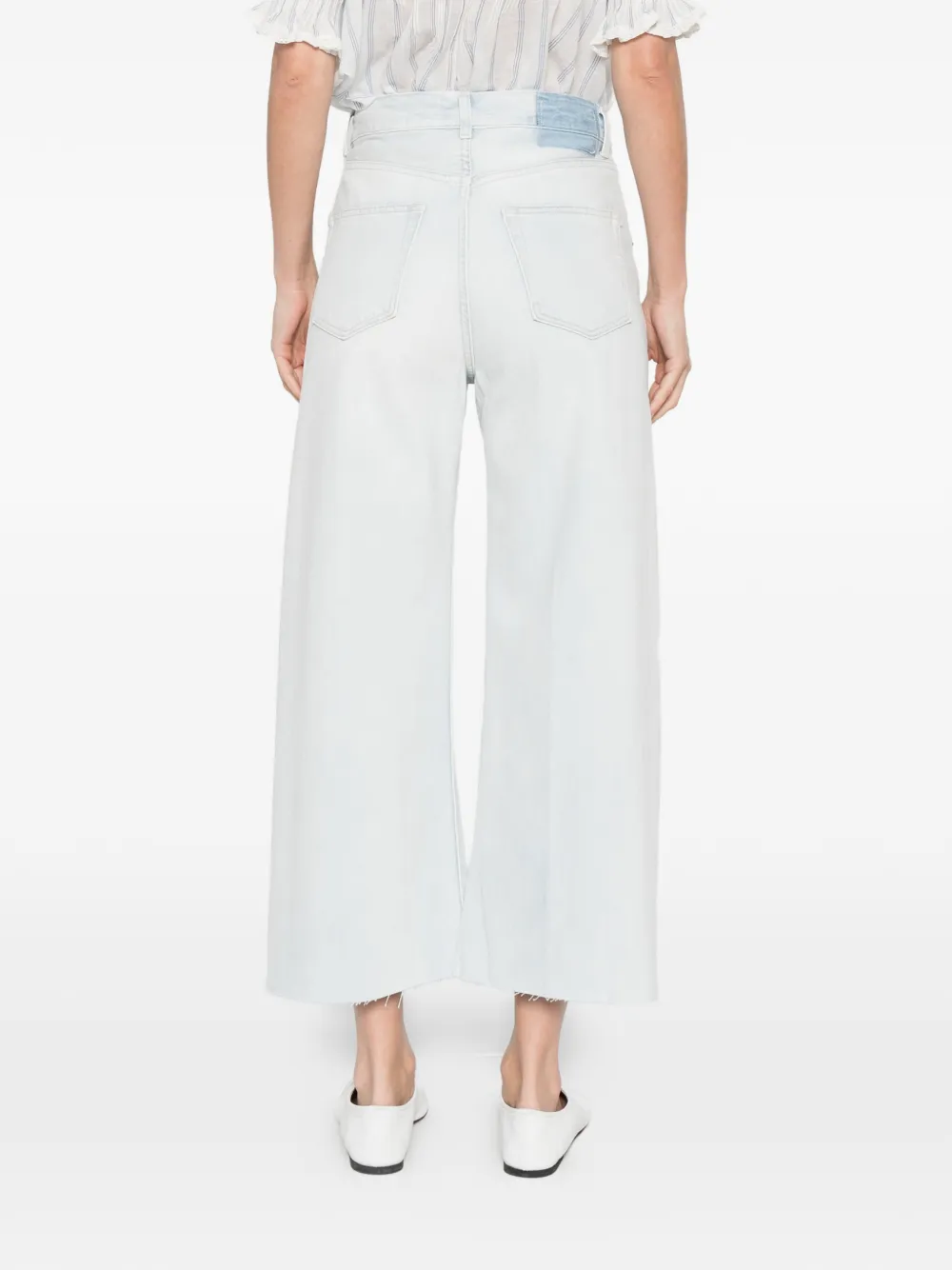 VICOLO Gerafelde broek Blauw