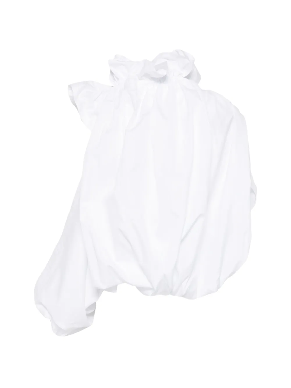  Comme Des Garçons Ruffled Blouse - White 