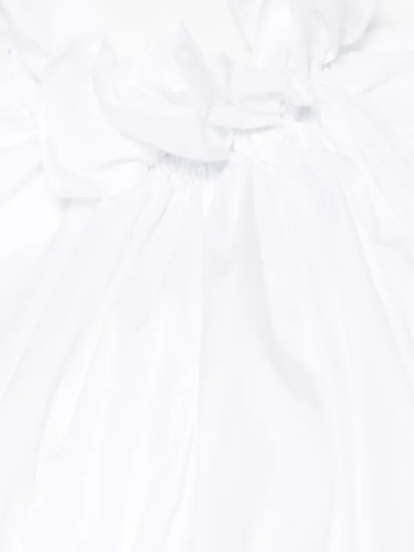 Comme Des Garçons Asymmetric Sleeve Top | White | FARFETCH RO