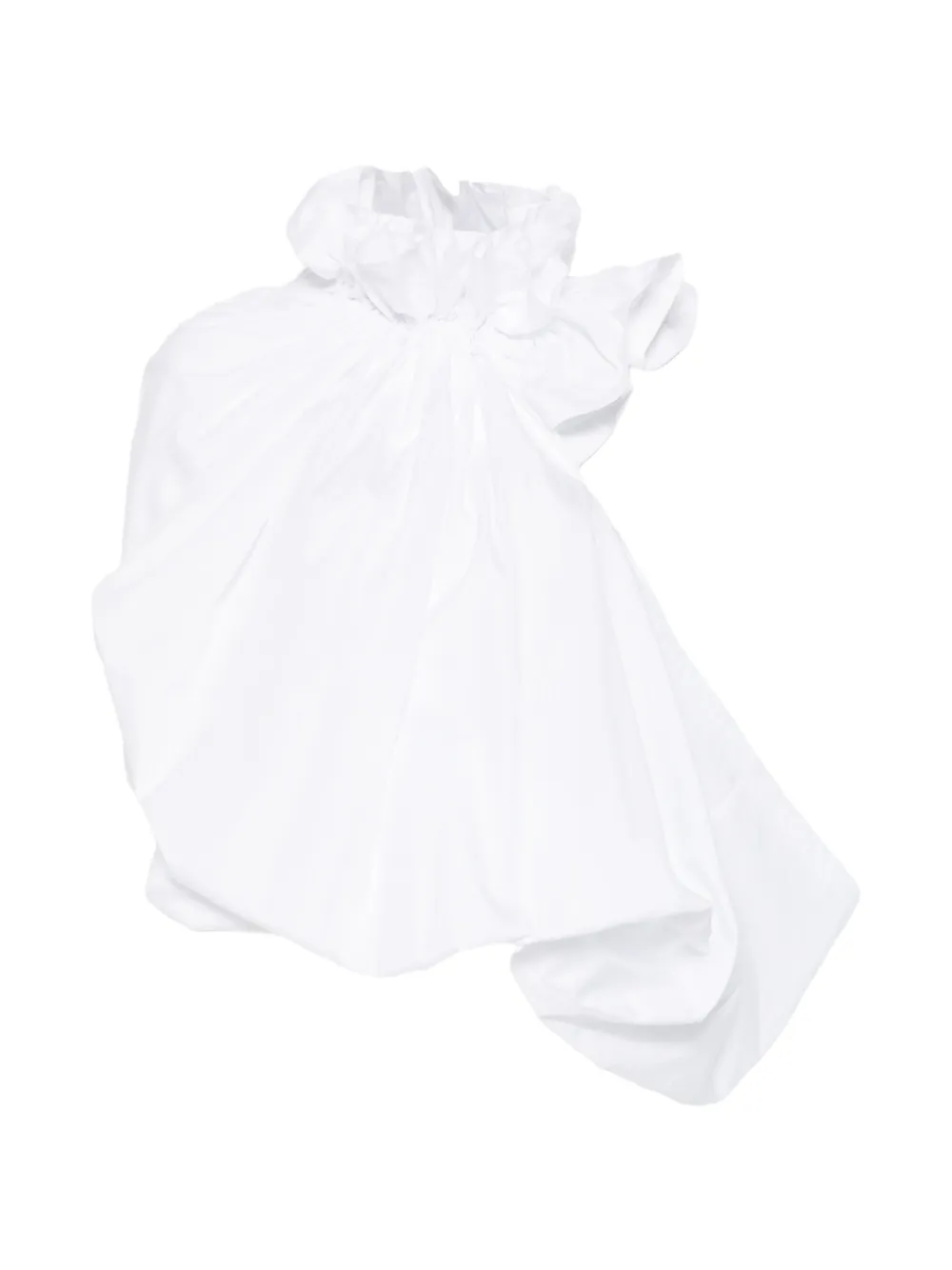 Comme Des Garçons ruffled blouse - Bianco