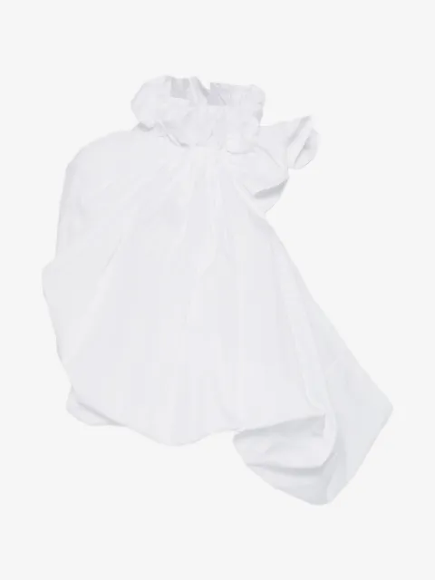 Comme Des Garçons asymmetric sleeve top