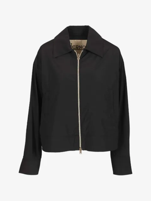 Herno veste zippée à col pointu