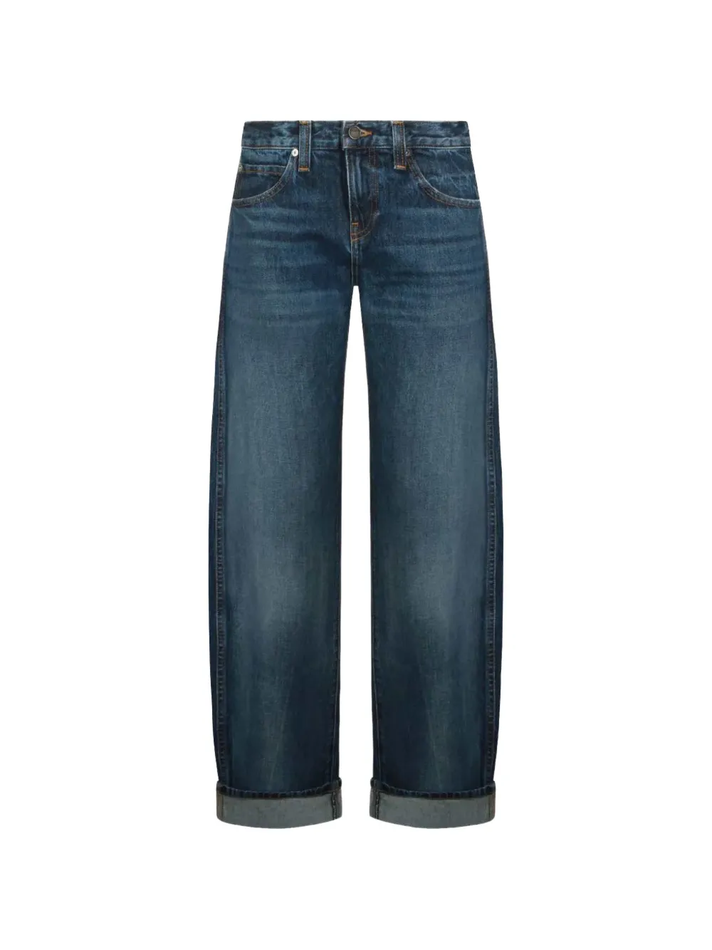 KHAITE cuffed jeans - Blau