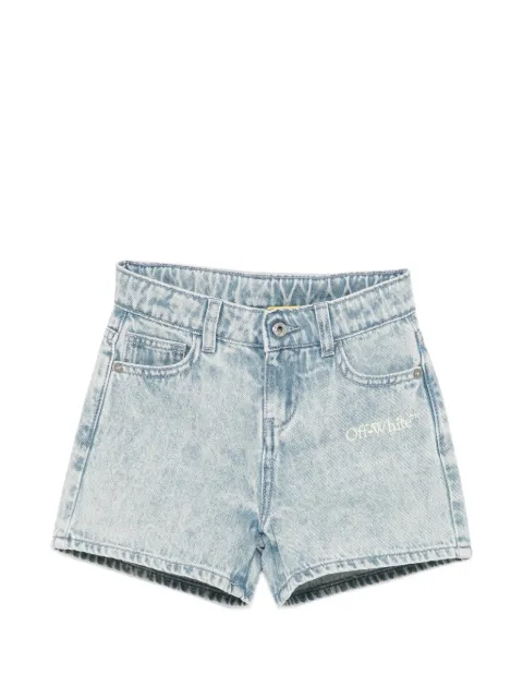 Off-White Kids five-pocket denim shorts