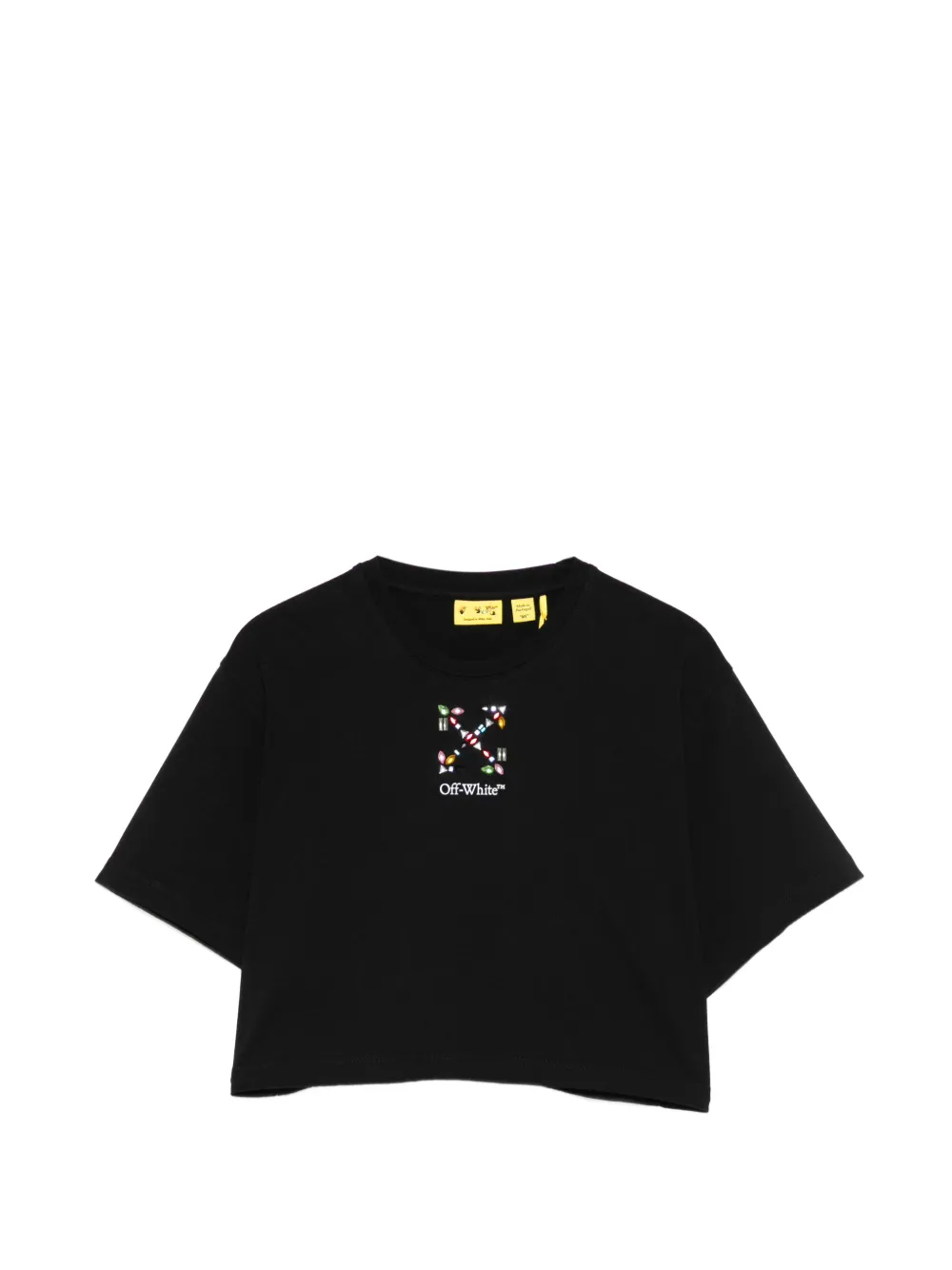 Off-White Kids Arrows crop top - Nero