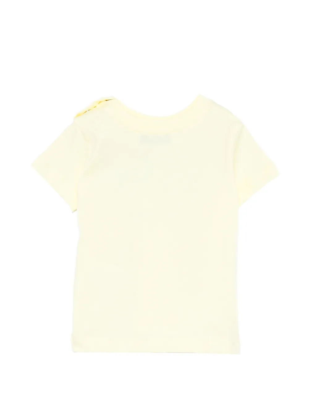  Msgm Kids Logo-print T-shirt - Yellow 