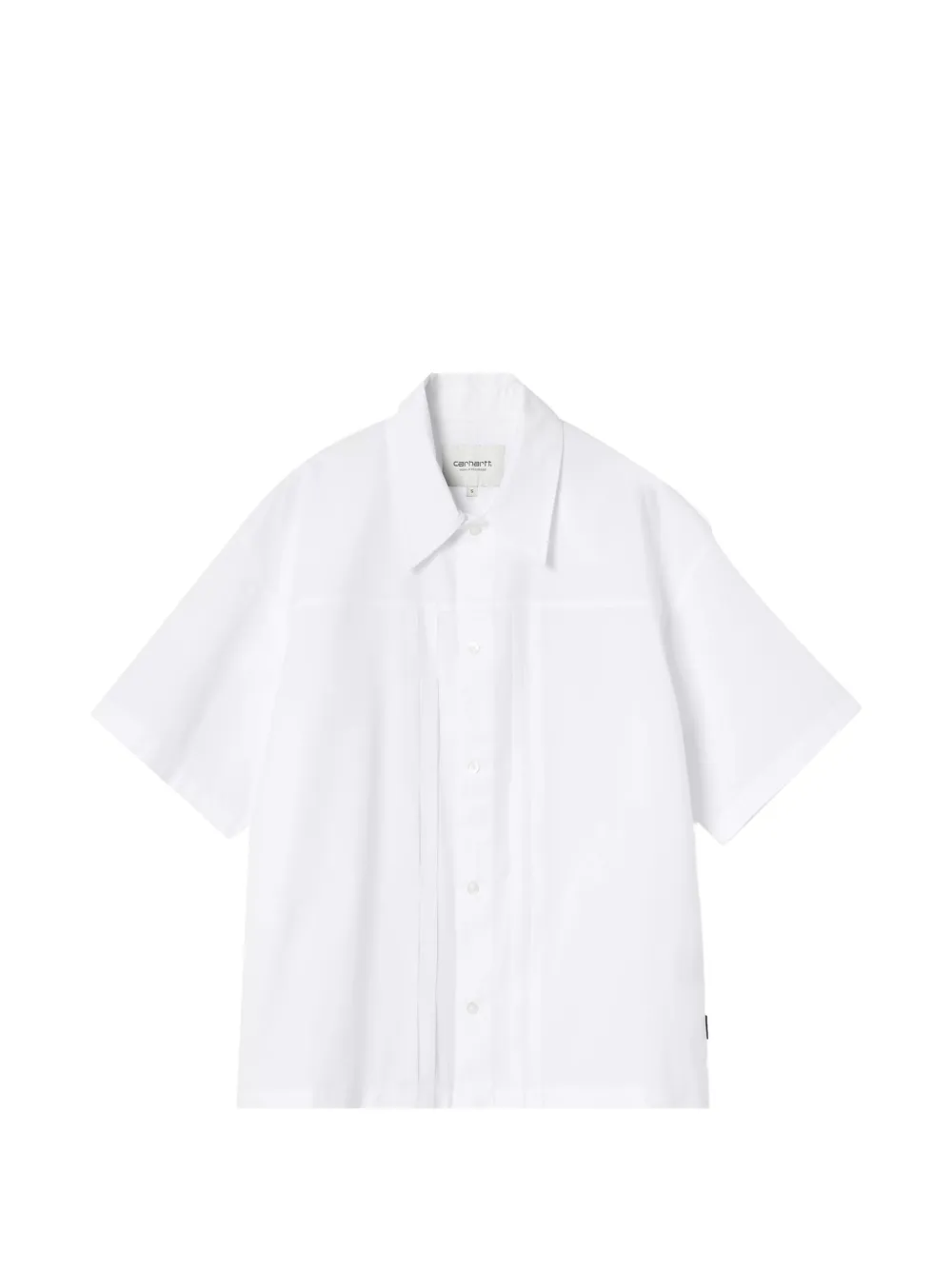 Carhartt WIP pleated shirt - Weiß