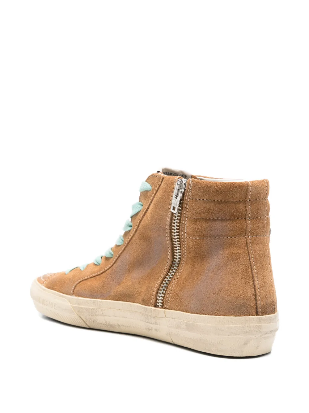 Golden Goose Slide sneakers met studs Bruin