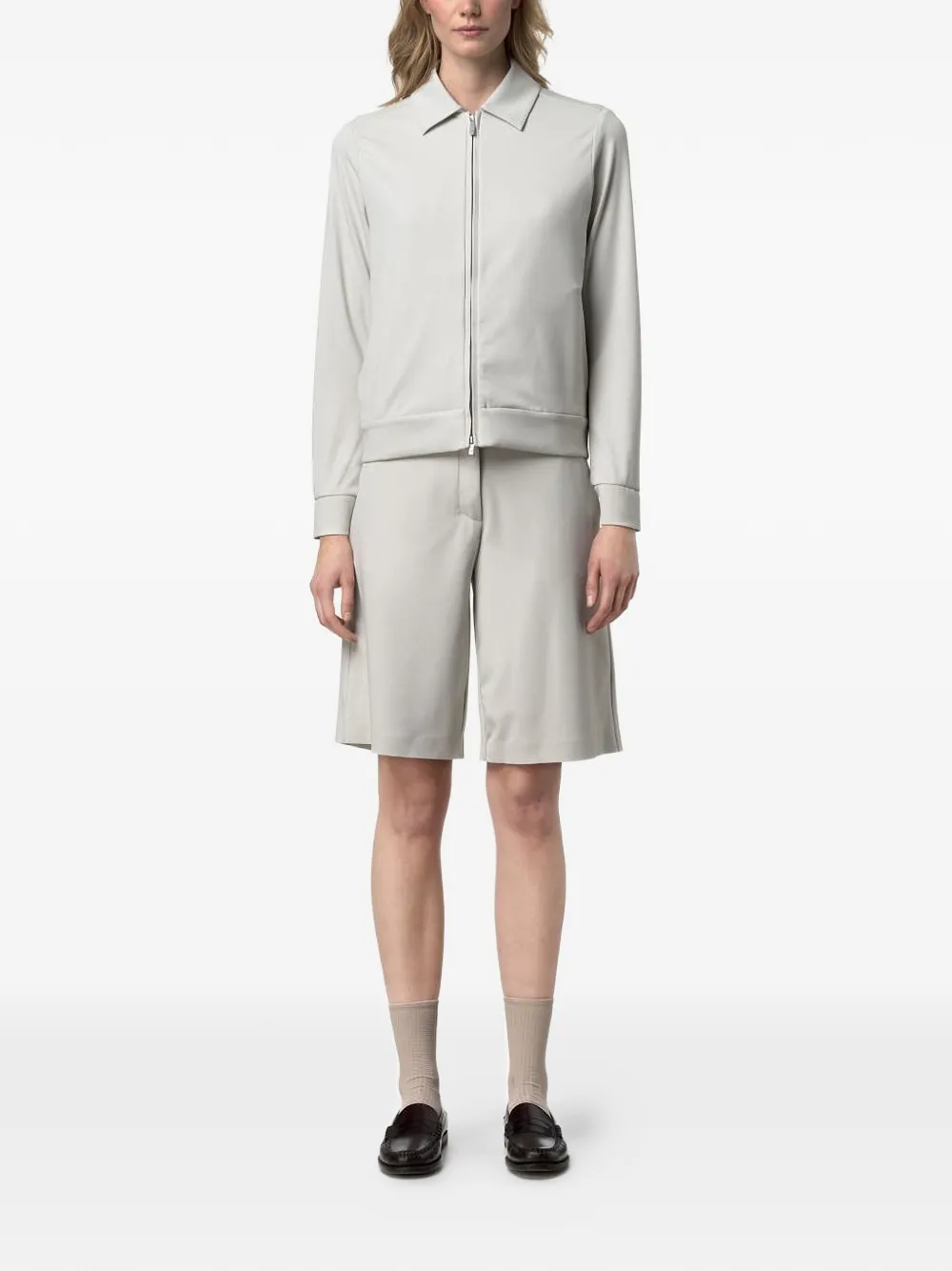  K-way Isy Zip-up Jacket - Neutrals 