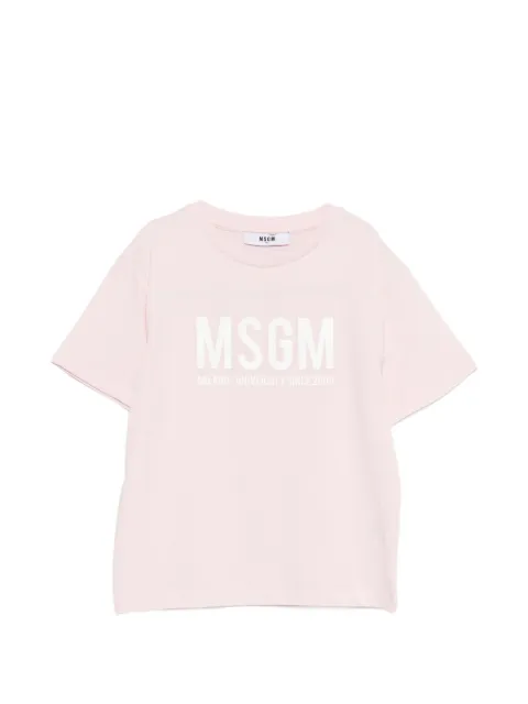 MSGM Kids logo-print T-shirt