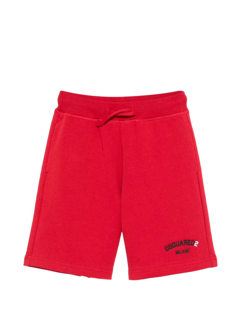 DSQUARED2 KIDS drawstring logo shorts - Rosso
