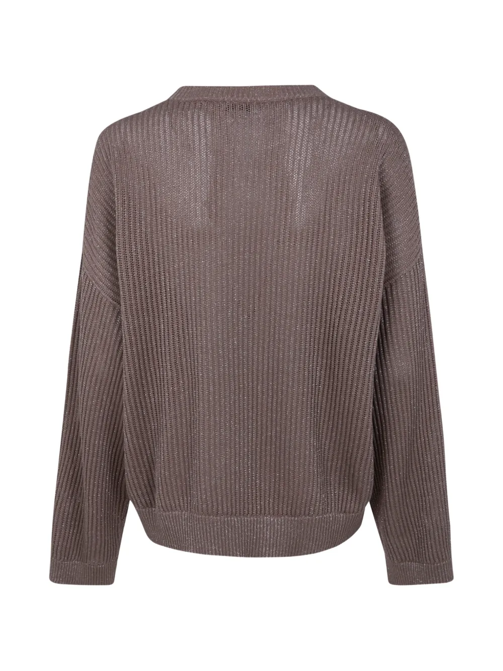  Brunello Cucinelli Textured Knitwear - Brown 