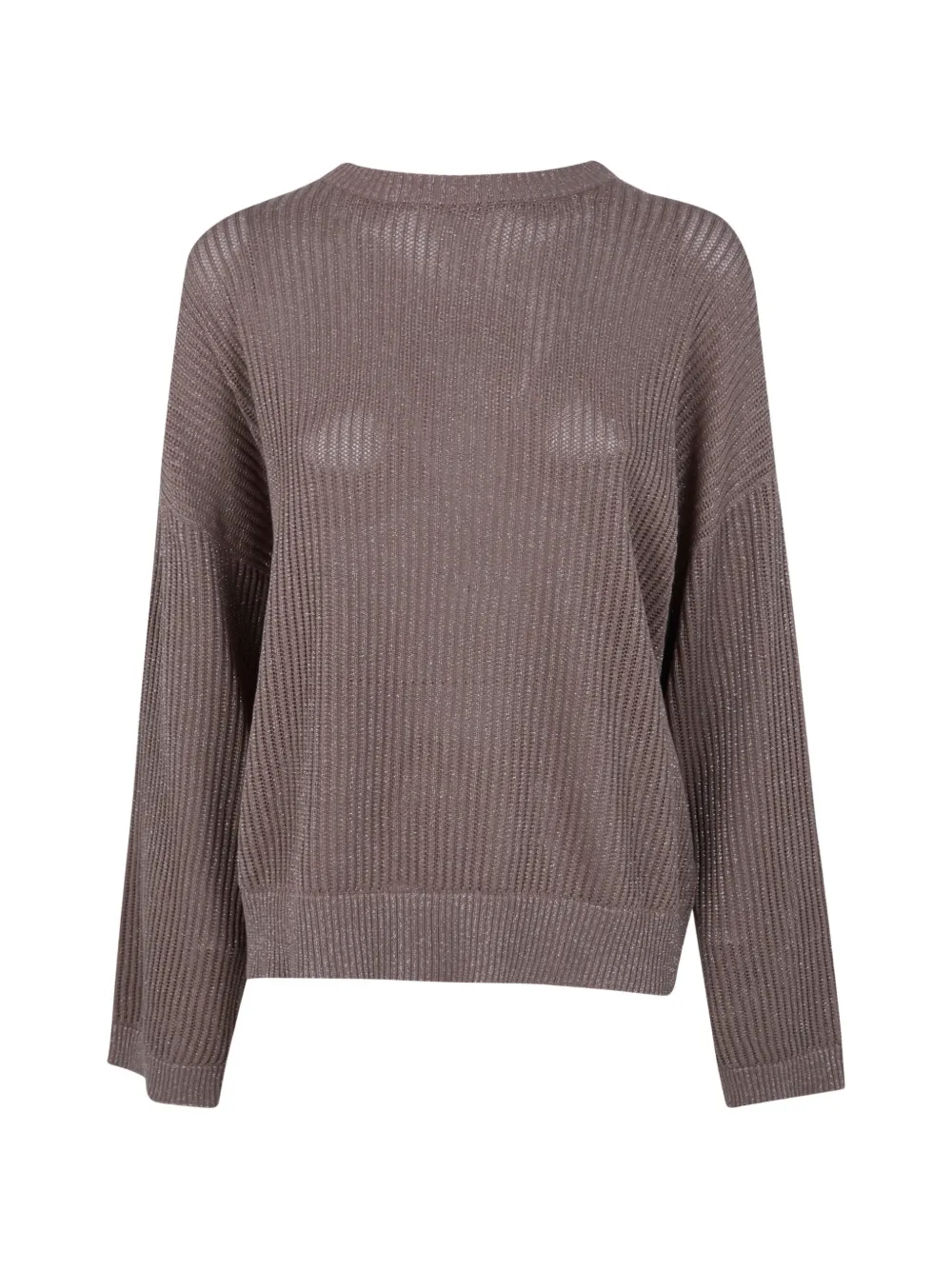 Brunello Cucinelli textured knitwear - Marrone