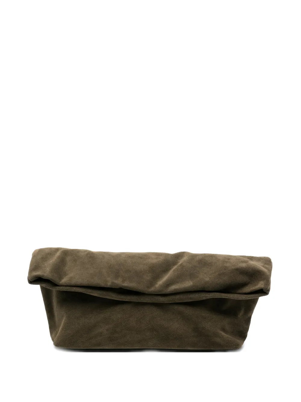 VICOLO roll-top clutch bag - Verde