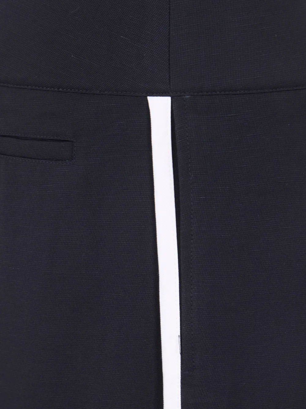  Entire Studios Pantalon Droit à Rayures - Bleu 