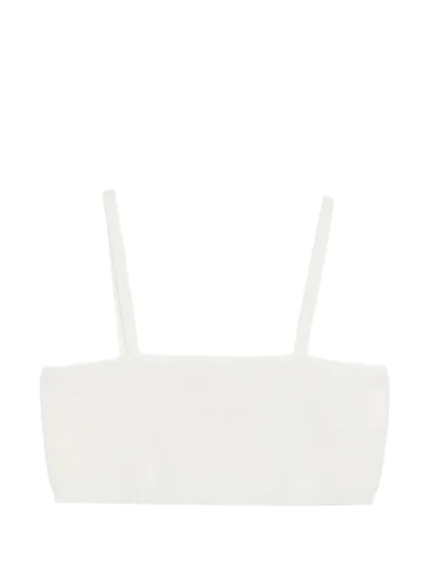 Elisabetta Franchi Kids top corto con detalles de cristal