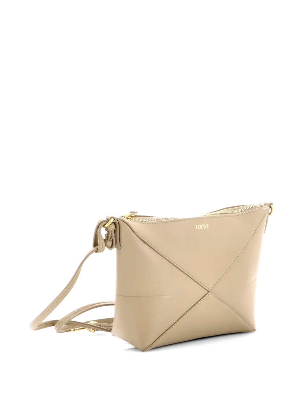  Loewe Pre-owned Puzzle Pouch Bag Leather Clutch Bag - Green 