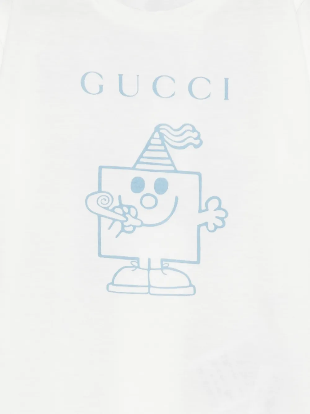 Gucci Kids T-shirt met grafische print Wit