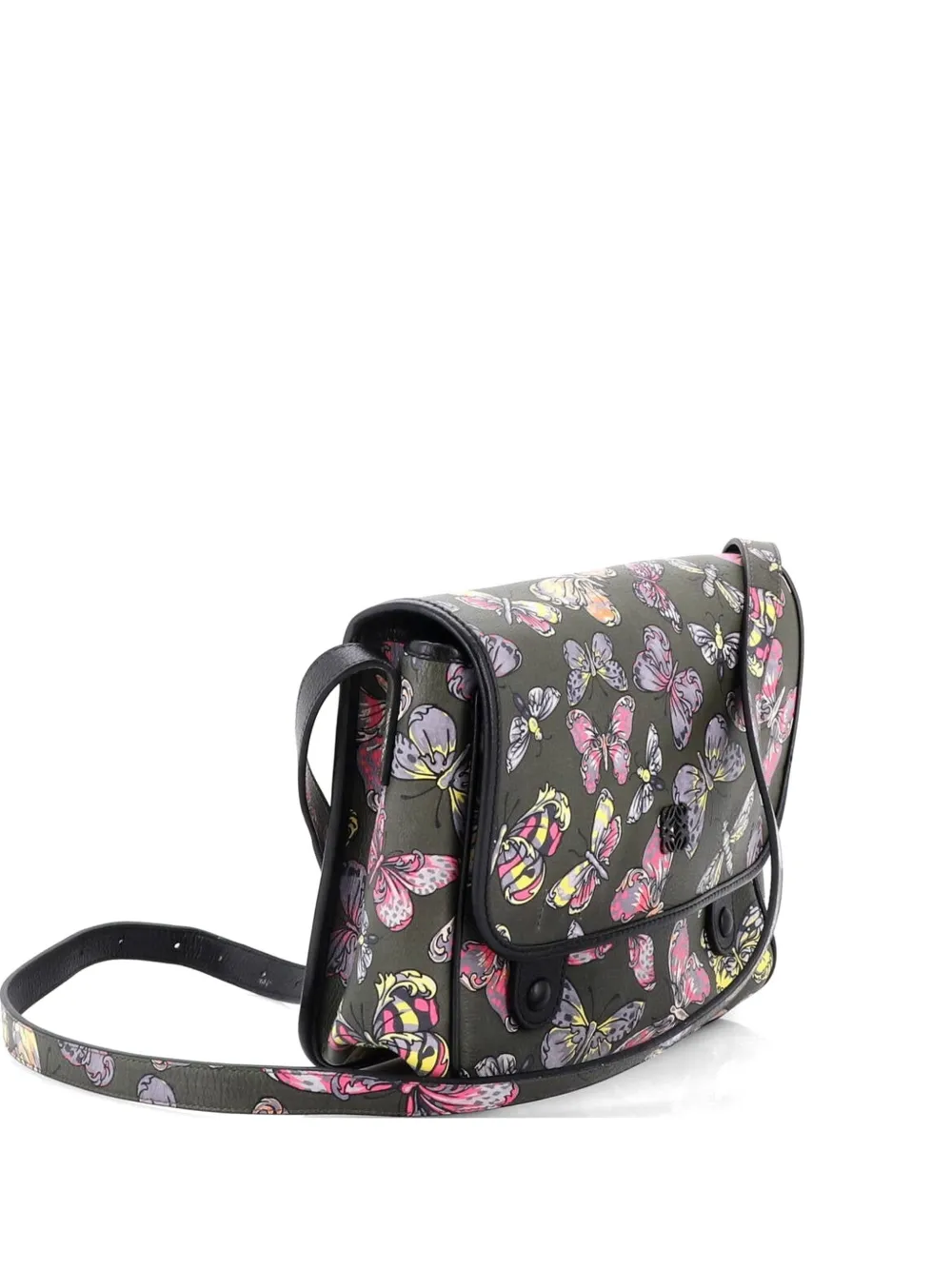 Loewe Pre-Owned Messenger Bag Printed Leather Small crossbody bag - Verde