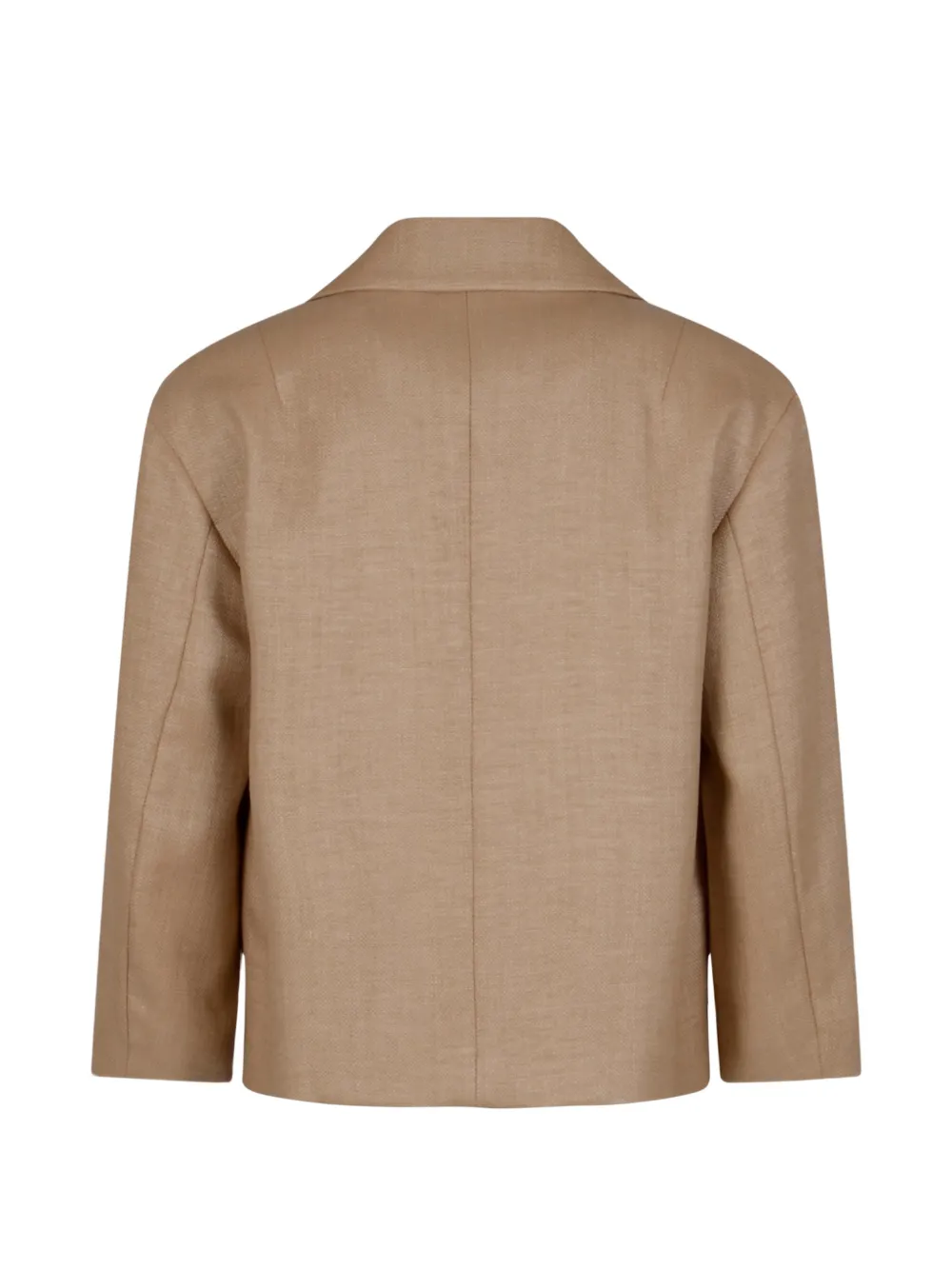  Peserico Button-up Cropped Jacket - Neutrals 