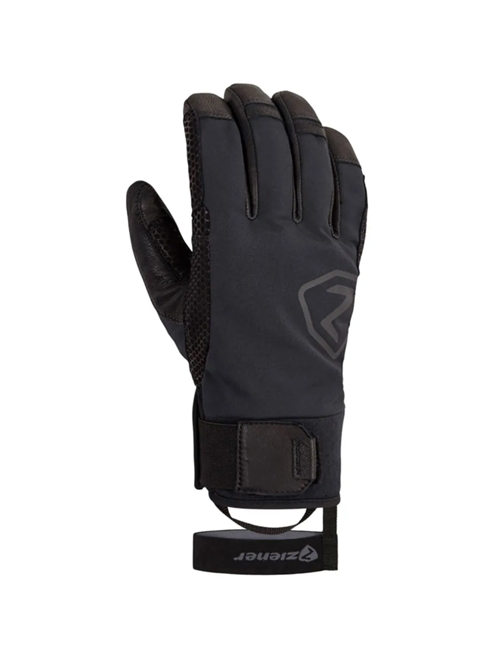 ZIENER Gaspar-Z AS® ski gloves – Black