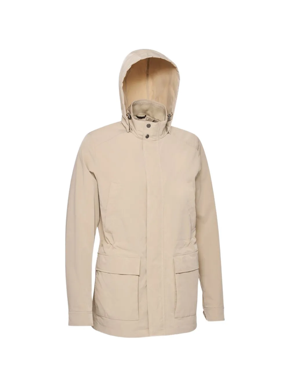  Geox Hooded Pocket Jacket - Neutrals 
