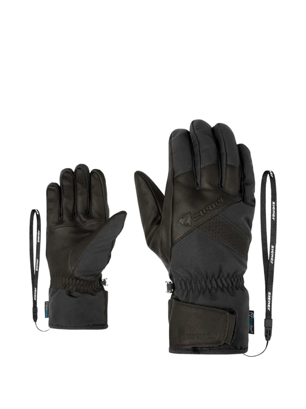  Ziener Getter-z Gloves - Grey 