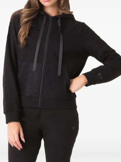 DIMENSIONE DANZA lace hooded sweatshirt