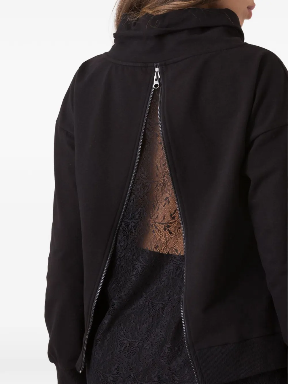 Zip-Detail Embellished Knitwear