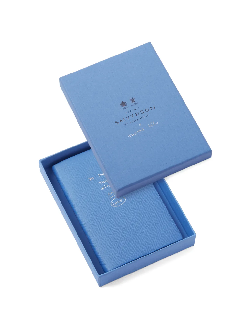 Smythson x Thomas Lélu Do Small Things Notizbuch - Blau