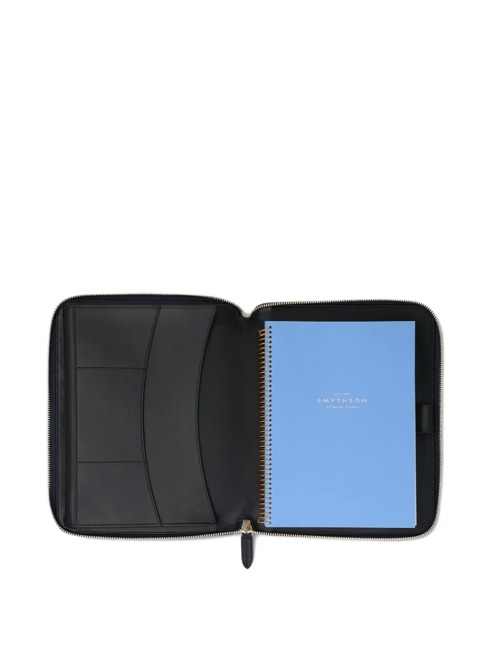 Smythson A5 zip-up writing folder | Notebooks & Planners