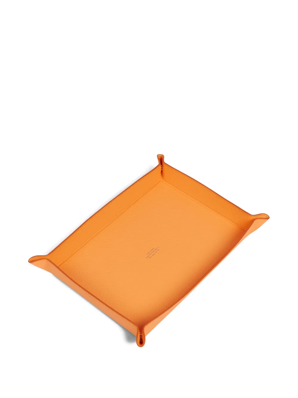  Smythson Panama Trinket Tray - Orange 