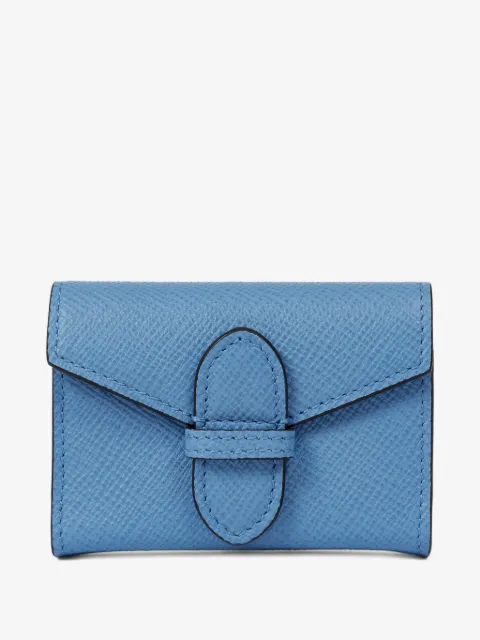 Smythson Panama leather single playing cards case