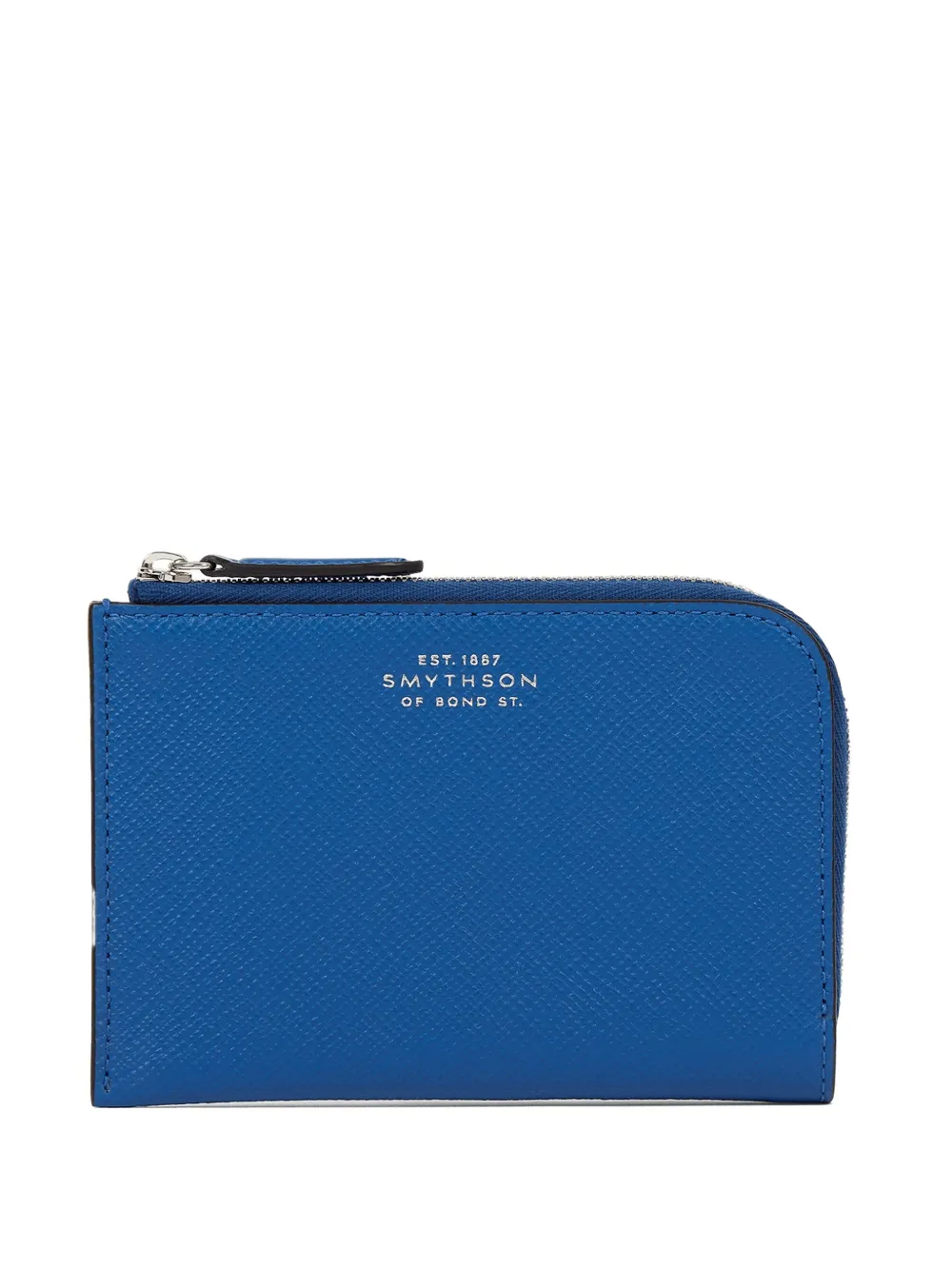 Smythson Portafoglio Panama piccolo - Blu